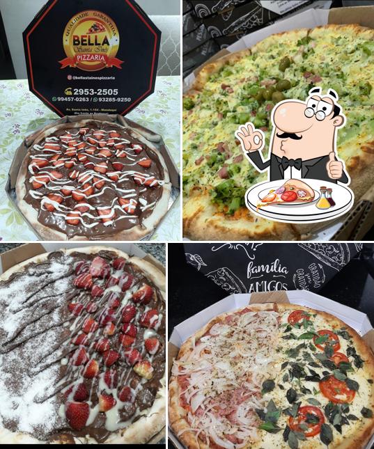 No BELLA SANTA INES PIZZARIA, você pode pedir pizza