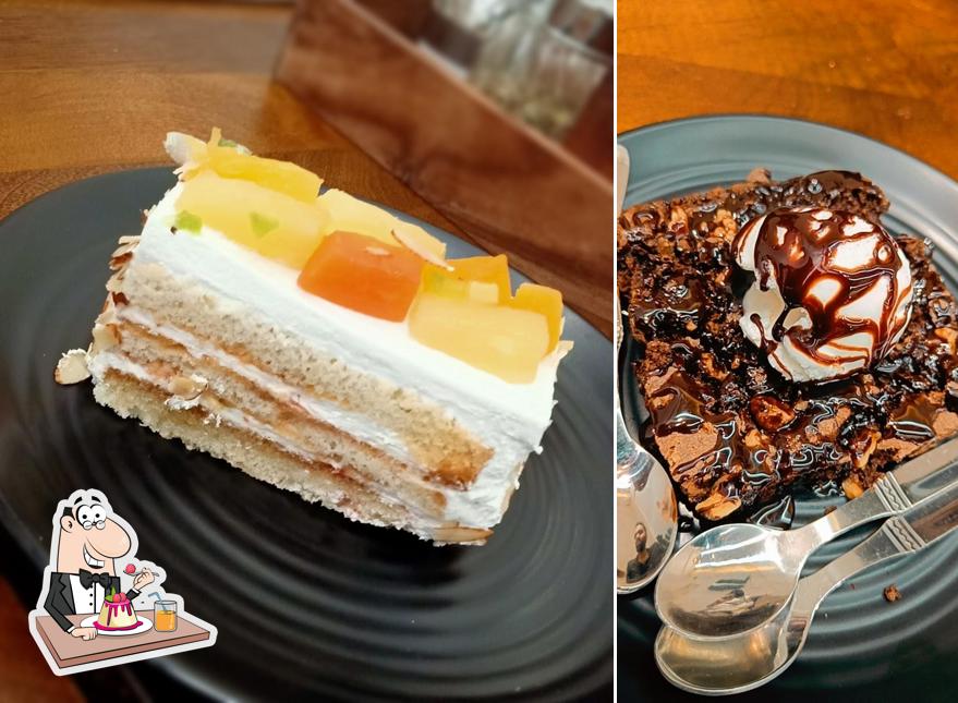 Brown sugar serves a selection of desserts
