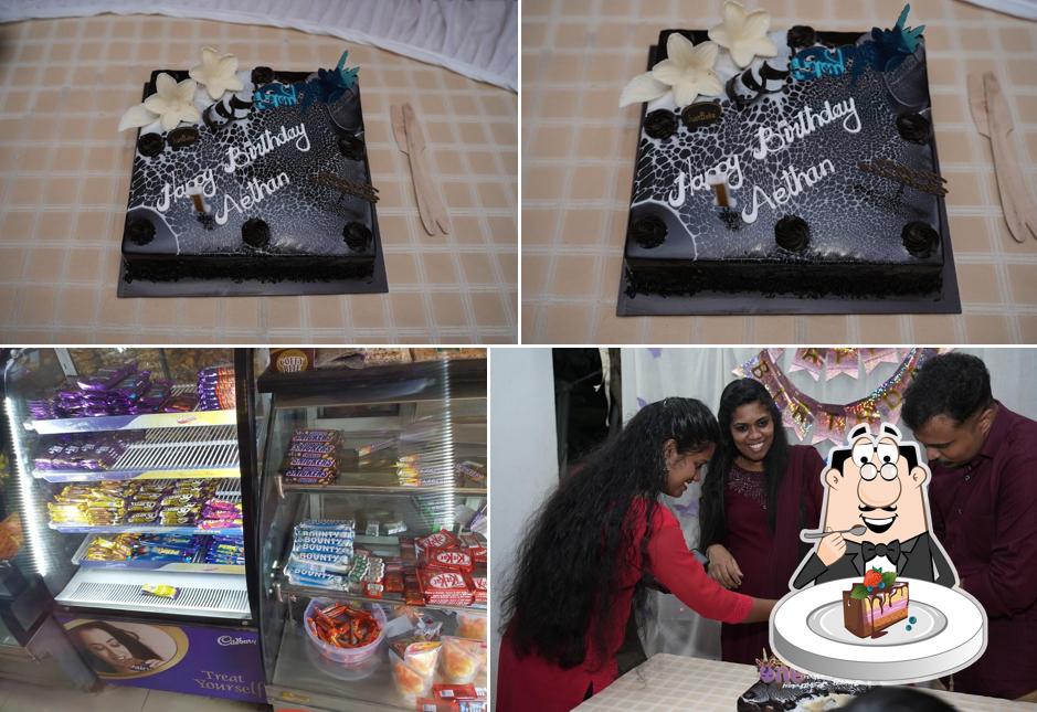 Chocolate cake at Cochin Bakers