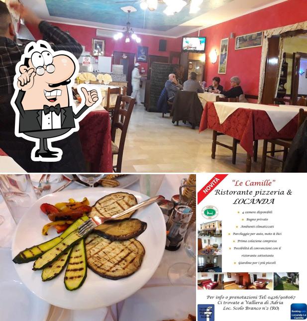 Gli interni di Le camille ristorante pizzeria e locanda
