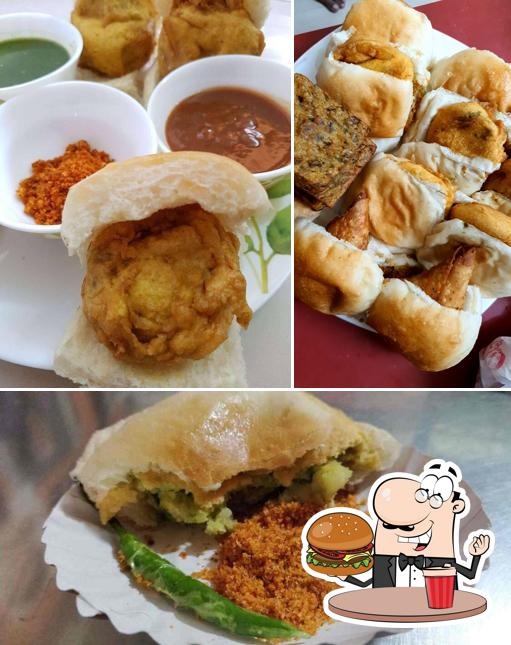 Try out a burger at Babu Vadapav