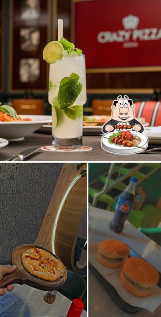 Food at Crazy for pizzaa