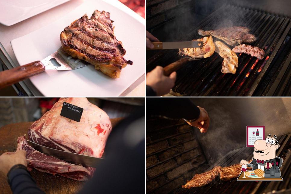 Curiosa tra l'ampia varietà di piatti di carne