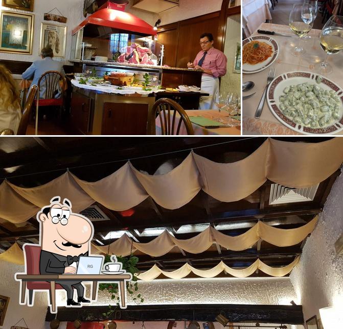 La immagine della interni e bevanda di Osteria la Carbonaia carne