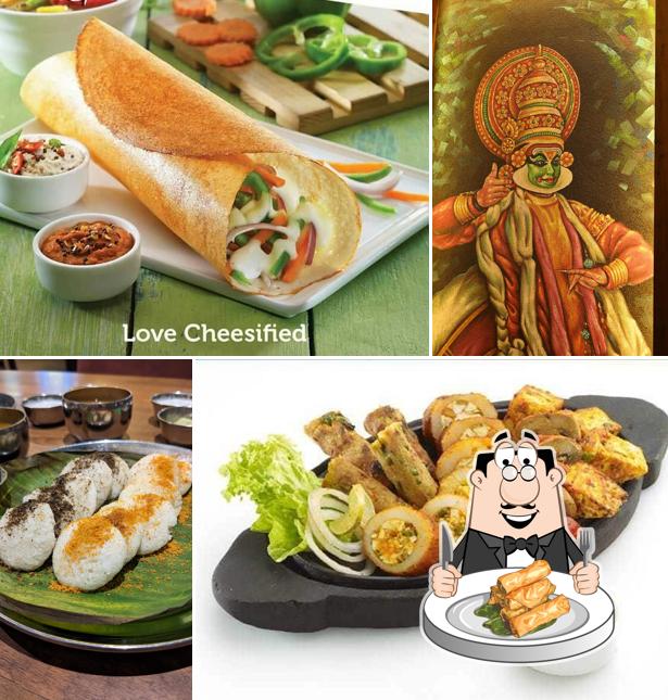 Spring rolls at Sagar Ratna