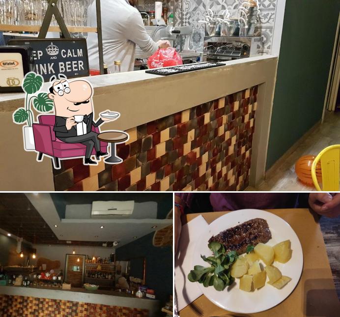 La immagine di interni e cibo da Semplice - Ritrovo con cucina