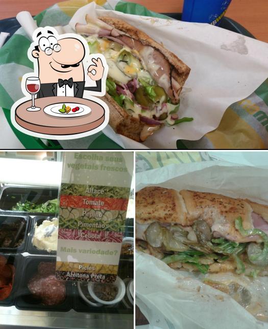 Comida em Subway