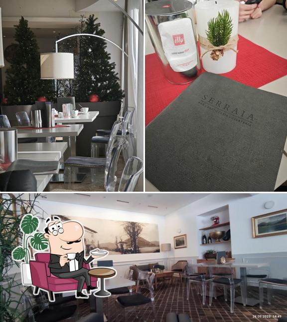 Gli interni di Pasticceria Serraia