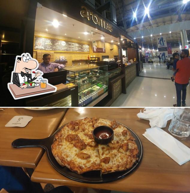 Food at Aromas Café & Bistro