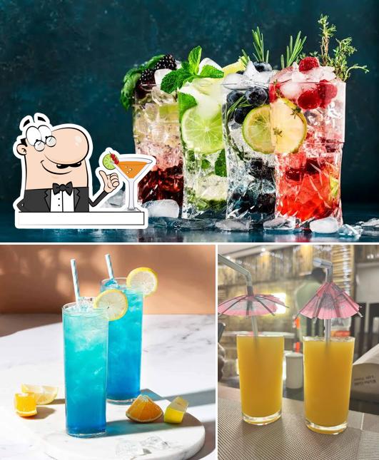 Try a drink from the menu