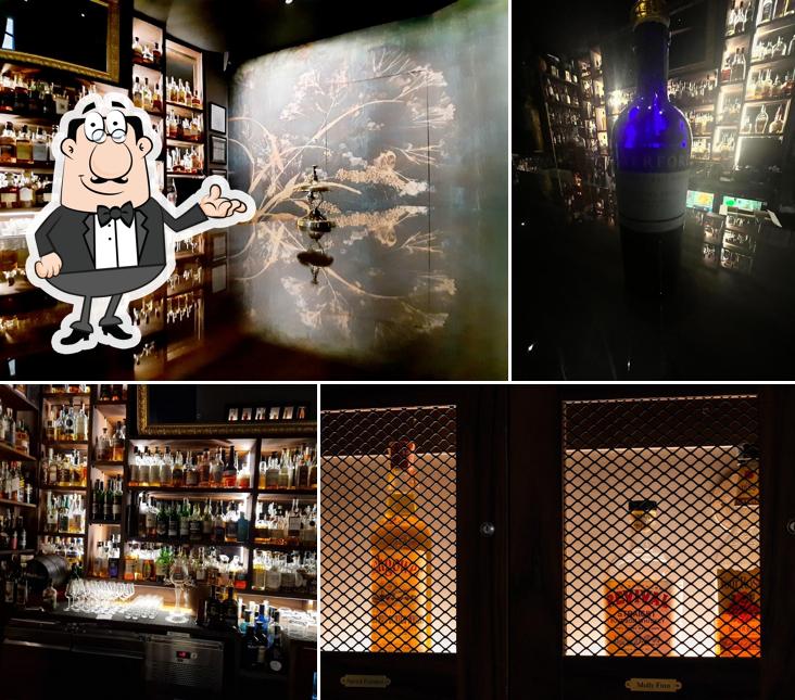 Gli interni di ORO Whisky Bar