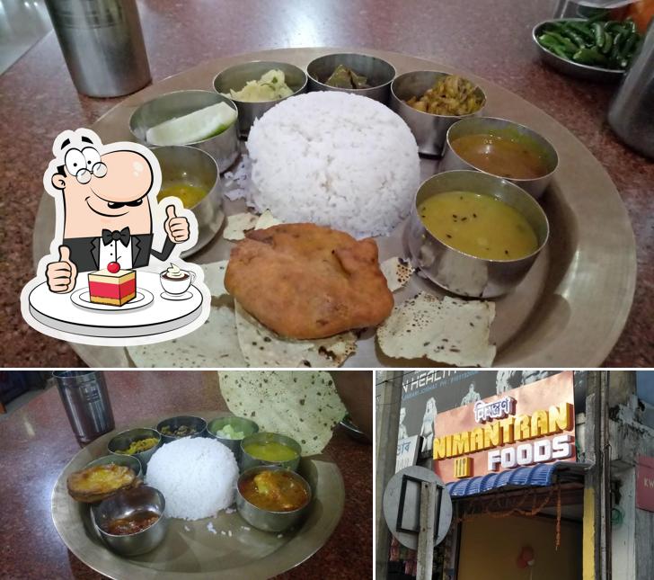 Don’t forget to order a dessert at Nimantran Restaurant