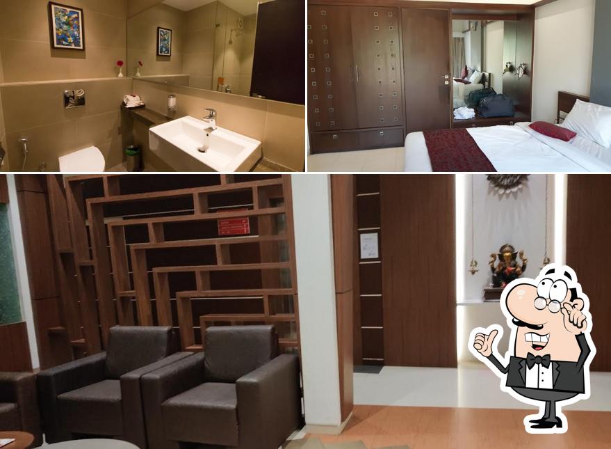 The interior of 7 Apple Resort - Lonavala
