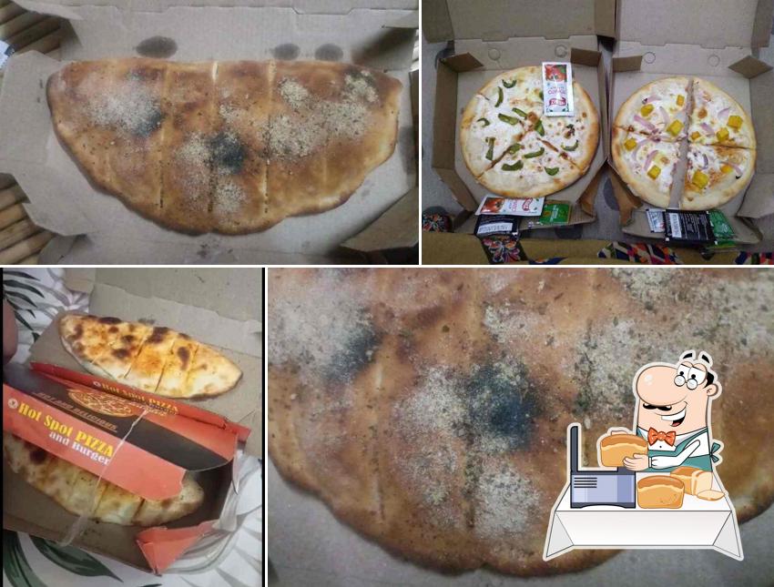 Garlic bread at Makin's Pizza
