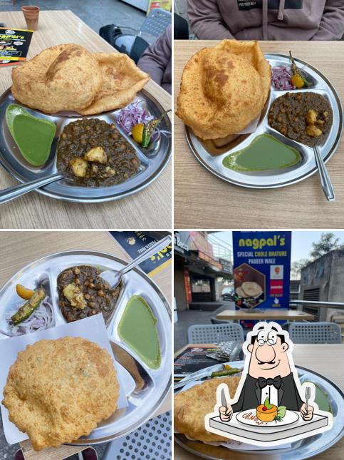 Chole bhature at Nagpal Chole Bhature, Crossings Republik