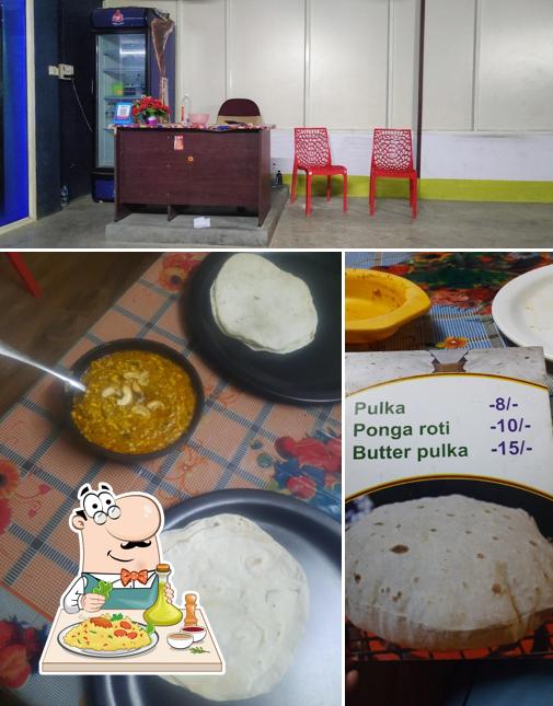 Among different things one can find food and interior at Pardhu Family Dhaba