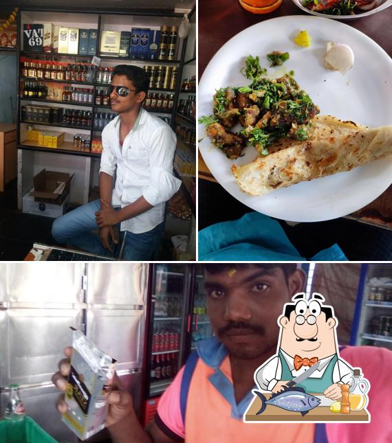 Grilled salmon at Shanti Park