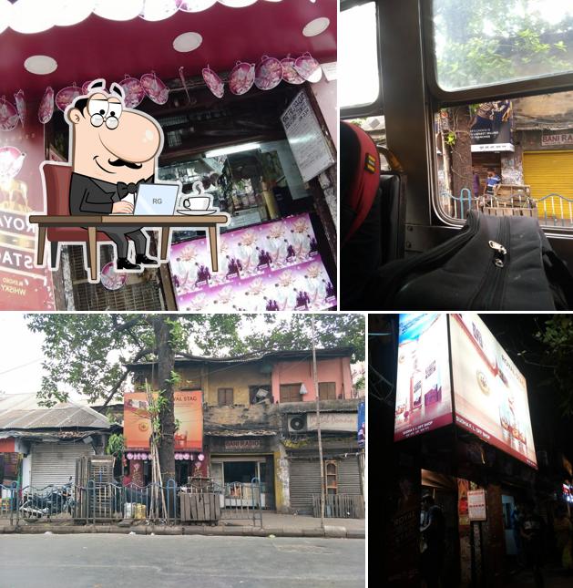 The interior of Sudha Foreign Liquor Off Shop