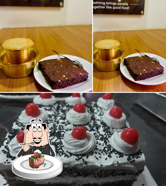 Chocolate cake at South Indian Restaurant (Southern Grit)