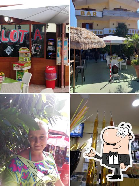 Gli interni di Bar tropical ischitella