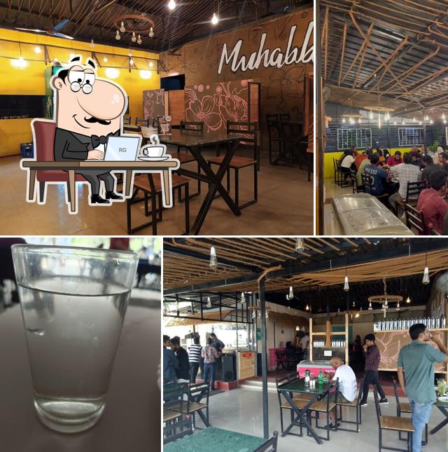 The interior of Mohabbath Restaurant