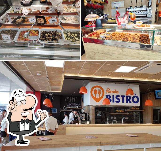 Gli interni di Famila Bistro'