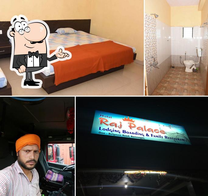 The interior of Hotel Raj Palace(lodging.boarding& family Restaurant)
