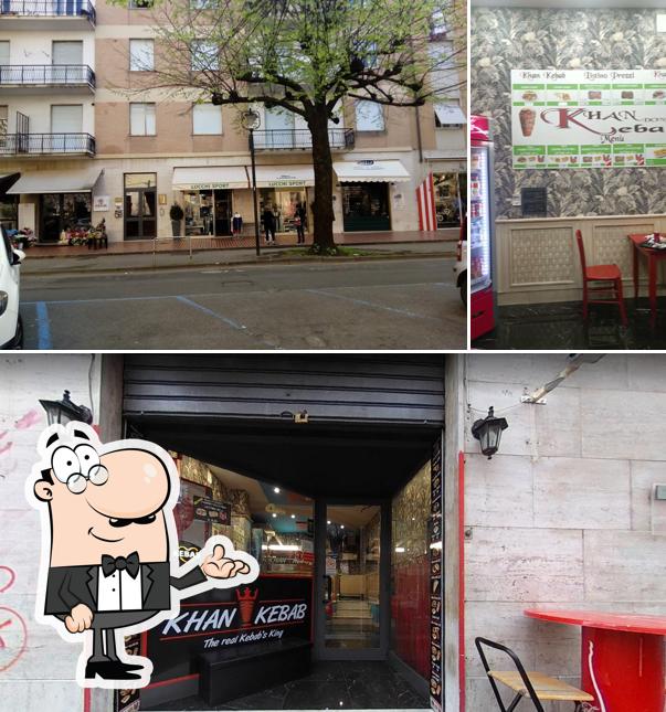 Gli interni di Khan Doner Kebab