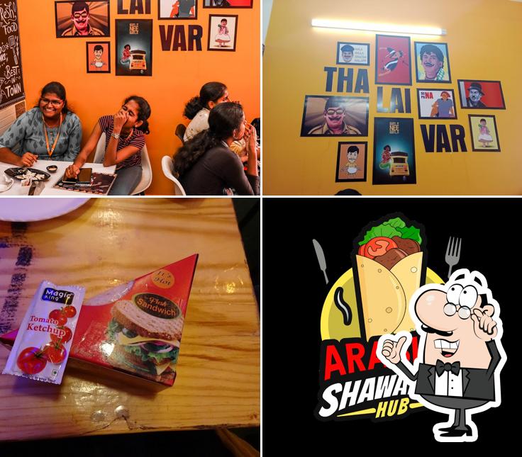 The interior of Arabian Shawarma Hub