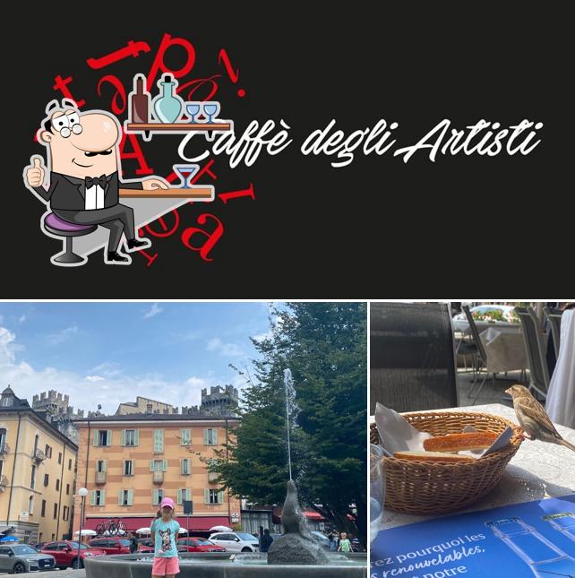 Gli interni di Caffè degli Artisti
