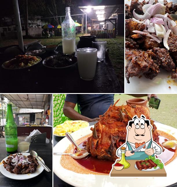 Baby back ribs at Chef Nalan and Mookkans Tropical Toddy Lounge