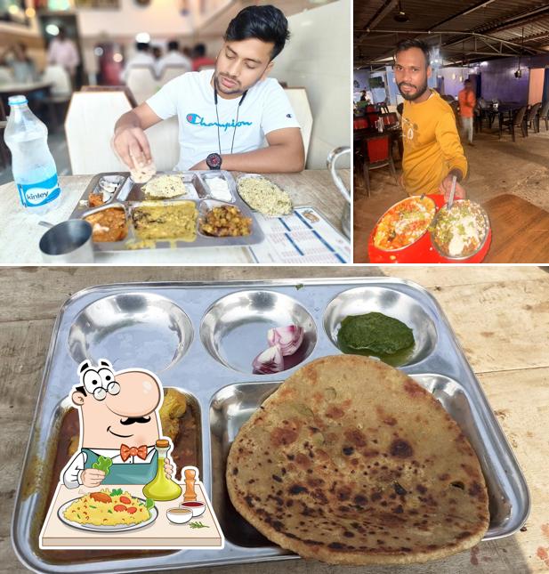 Food at Ghanshiyam hotel & family dhaba