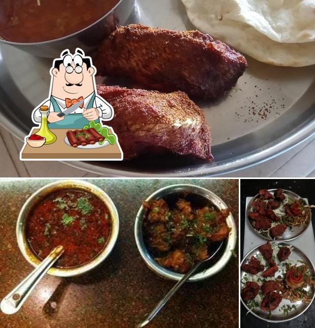 Order meat meals at Hotel Wada