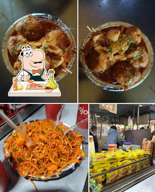 Shrimp and grits at Aunty momos