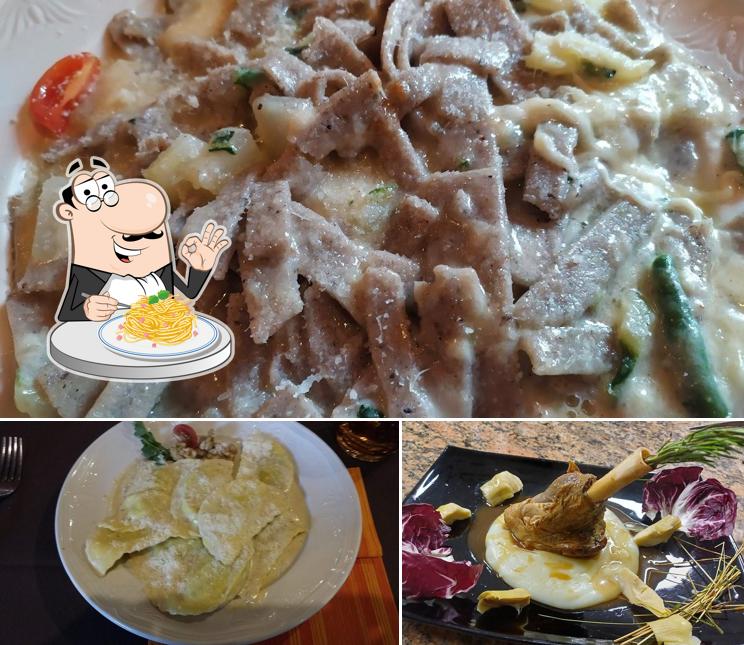 Spaghetti alla carbonara al Ristorante Pizzeria La Krapena