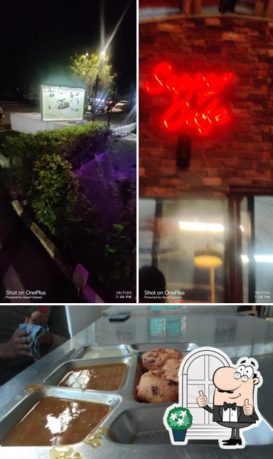 This is the photo depicting exterior and food at South Indian Cafe (Army Canteen)