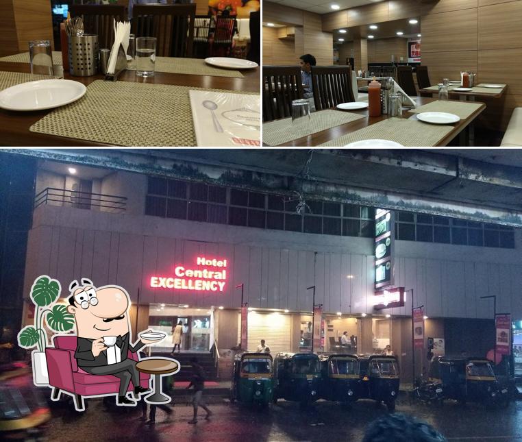 Take a seat at one of the tables at Sugar N Spice Restaurnat & Banquet Hall