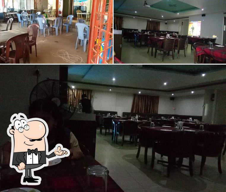 Take a seat at one of the tables at E2 Restaurant