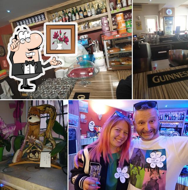 Gli interni di Bar al castello