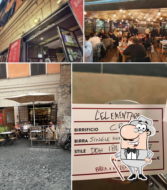 Goditi la vista dagli esterni di L'Elementare - Trastevere