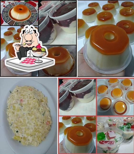 Assados Vermelho provê uma variedade de pratos doces