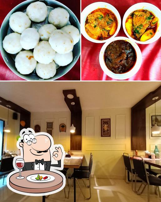 The restaurant's food and interior