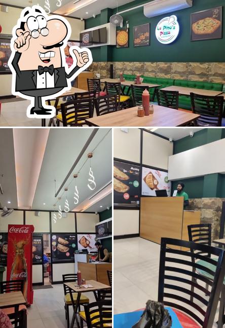 The interior of La Pino's Pizza