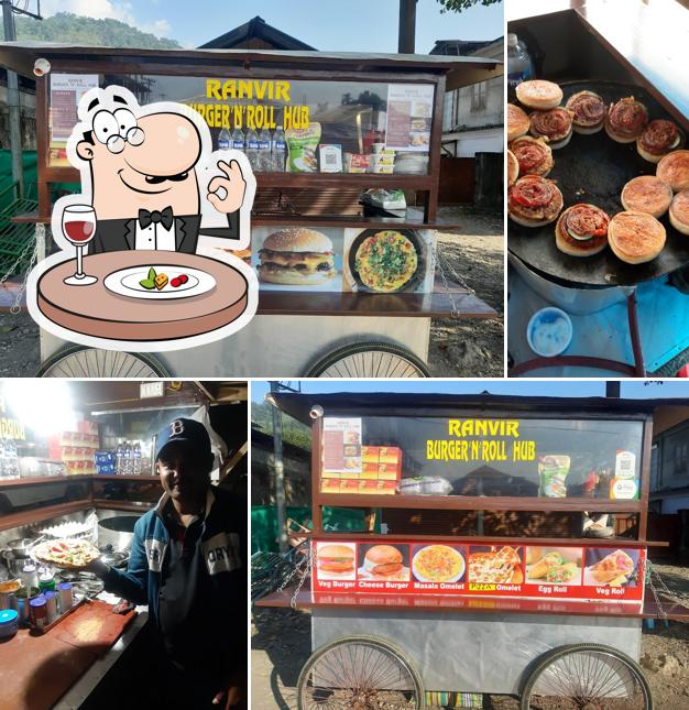 Food at Ranvir Burger Hub