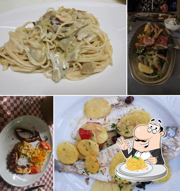 Spaghetti alla carbonara al Ristorante Vela