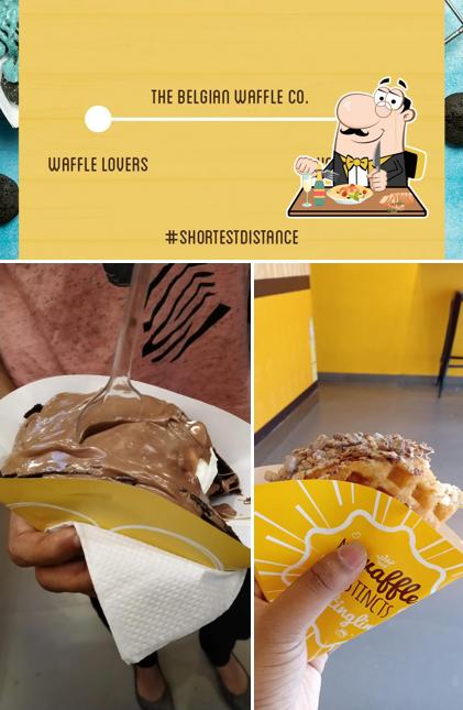 Food at The Belgian Waffle Co