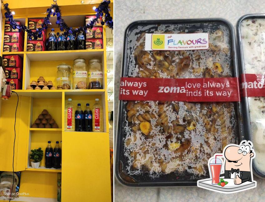 Enjoy a beverage at Cafe Flavours