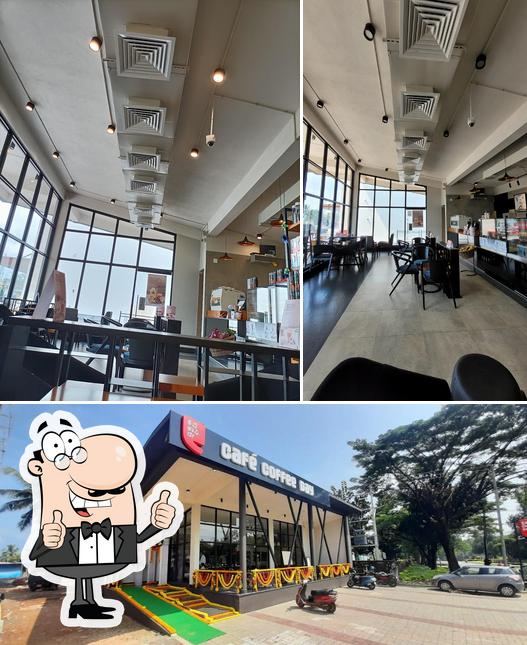 See this picture of Café Coffee Day