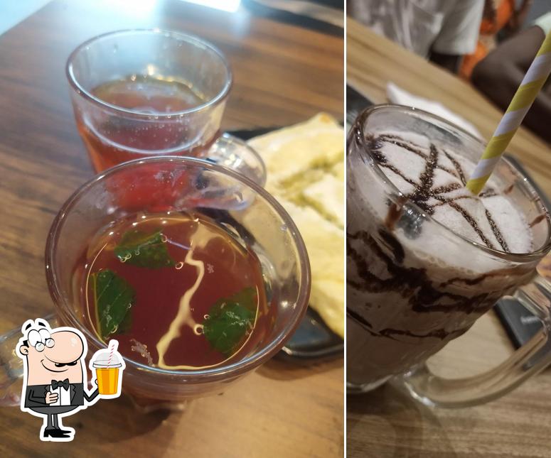 Enjoy a drink at Super Bistro