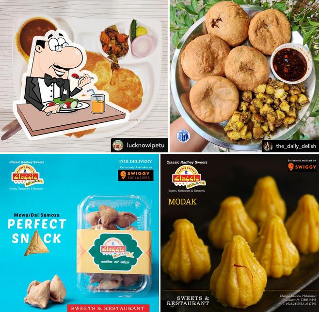 Food at Classic Radhey Sweets - Best Sweet Shop in Lucknow Famous Sweet Shop in Lucknow